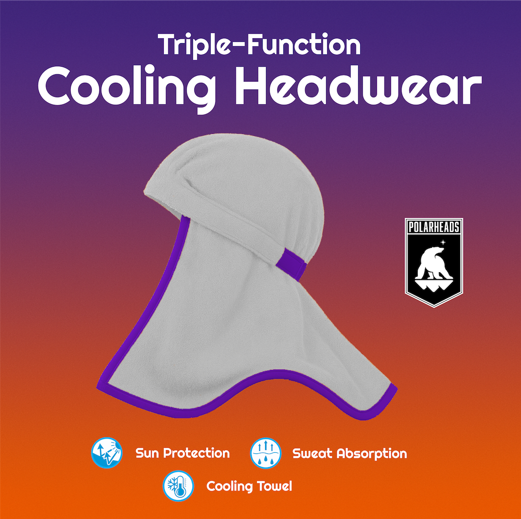 Polarheads® Cooling Headpiece - Express Purple