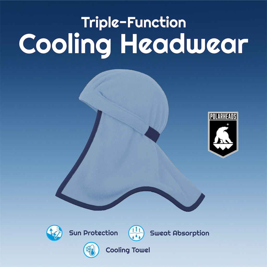 Polarheads® Cooling Headpiece - Priority Blue